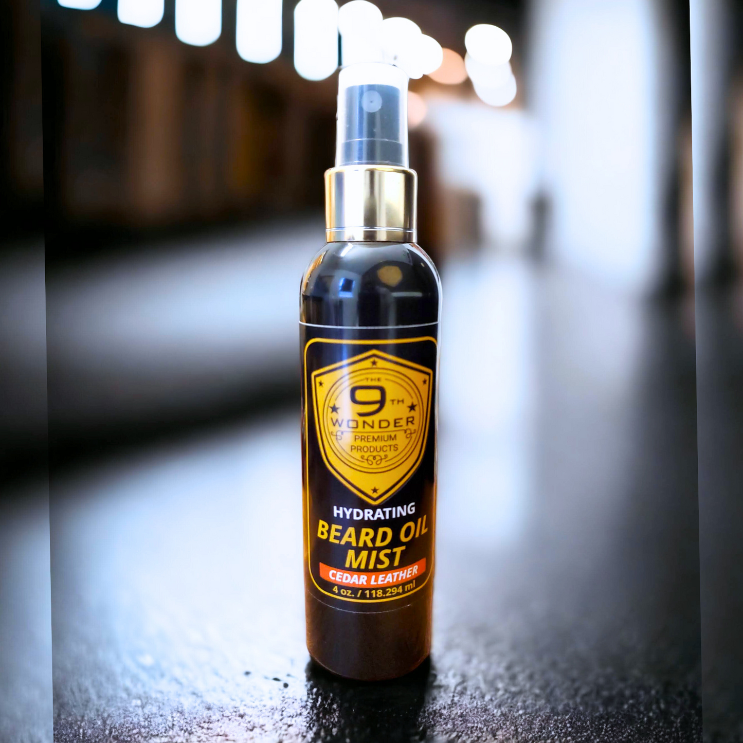 Cedar Leather Beard Oil