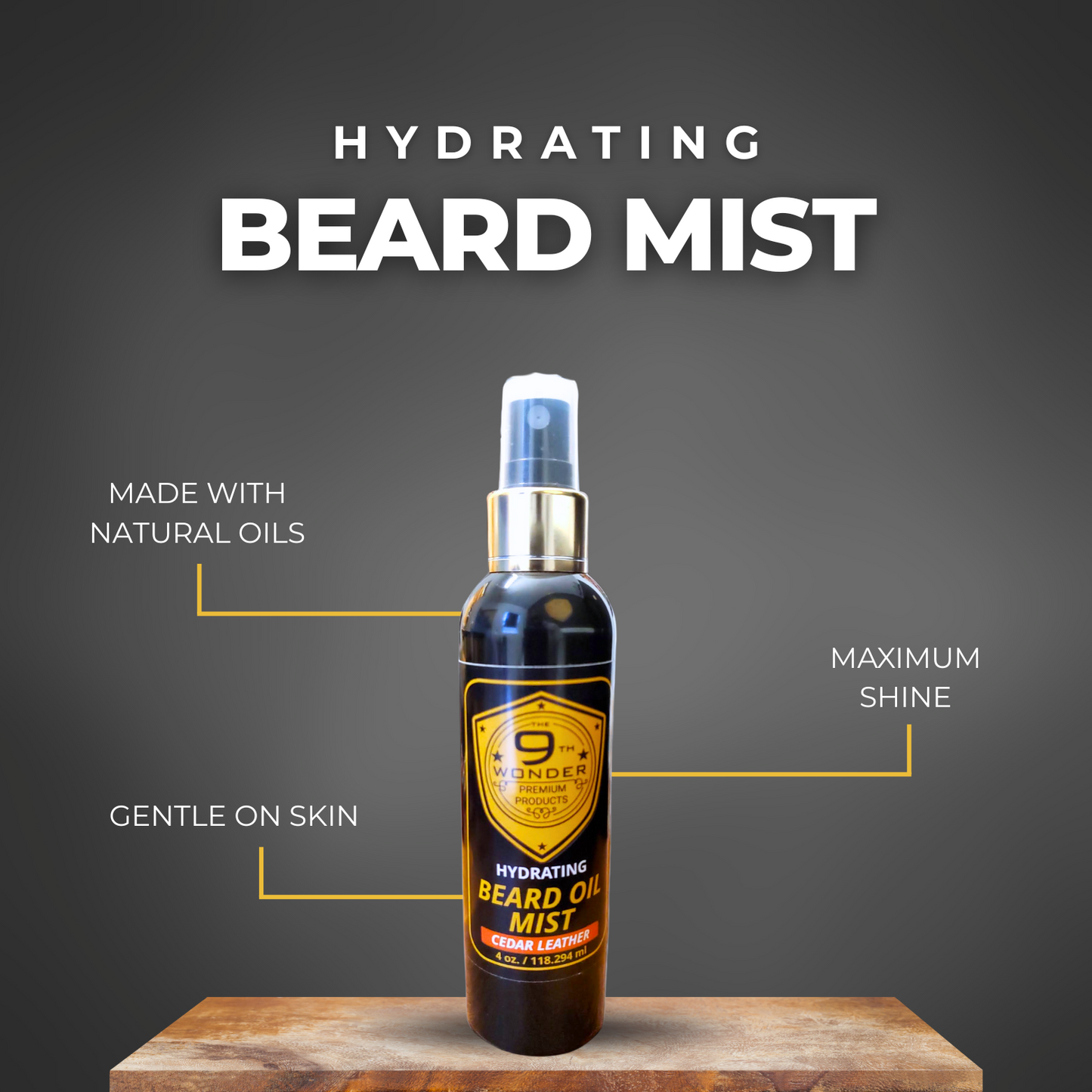 Cedar Leather Beard Oil