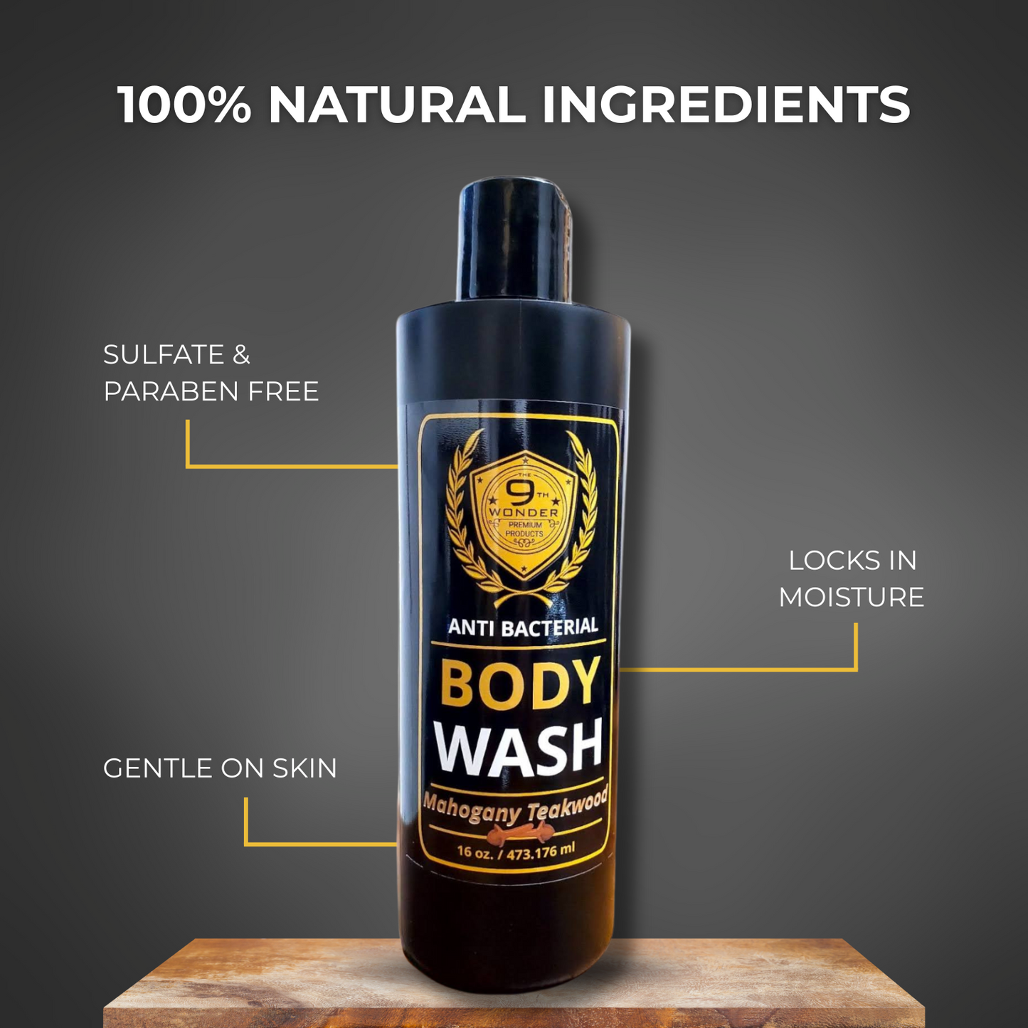 Mahogany Teakwood Body Wash