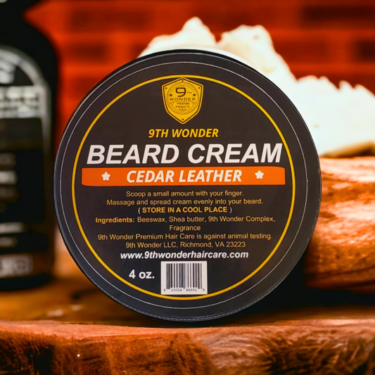 Cedar Leather Beard Cream